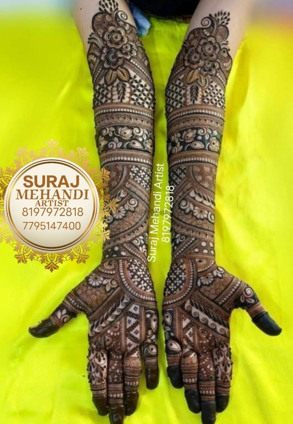 Photo From Bridal special mehndi design - By Suraj Mehandi Artist