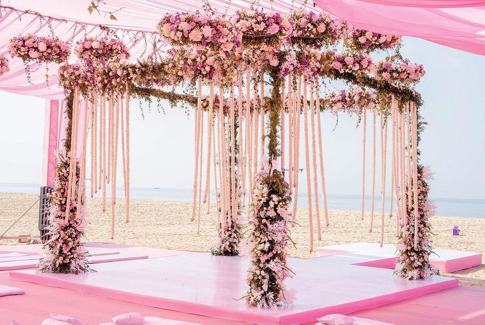 Photo From The Pure Pink Romance Of A Mandap - By Incredible Events