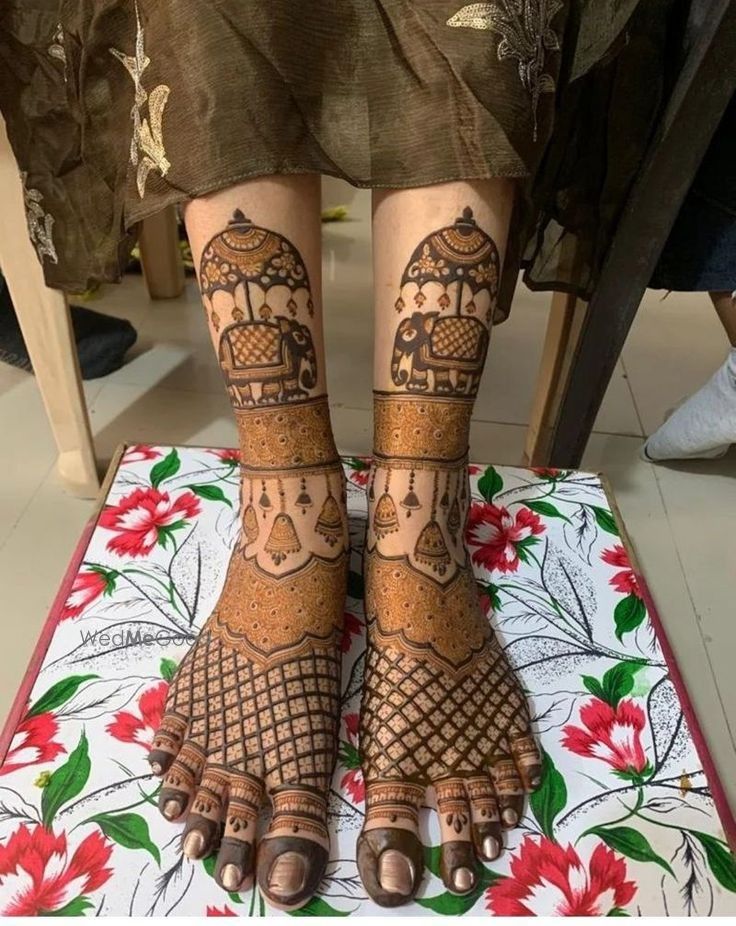 Photo From Leg design for bridal mehndi - By Suraj Mehandi Artist