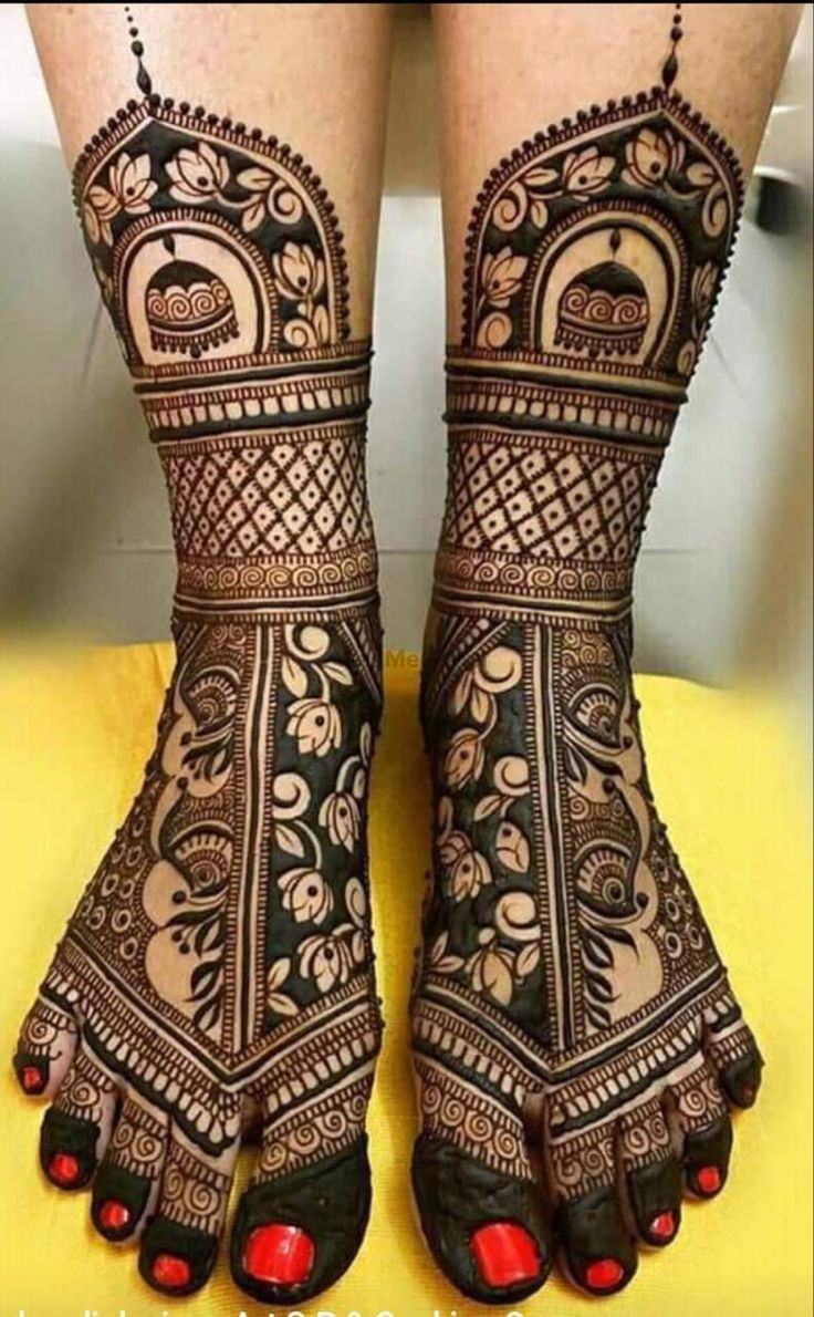 Photo From Leg design for bridal mehndi - By Suraj Mehandi Artist