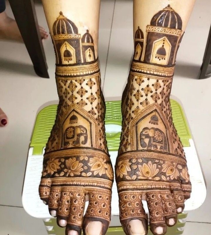 Photo From Leg design for bridal mehndi - By Suraj Mehandi Artist