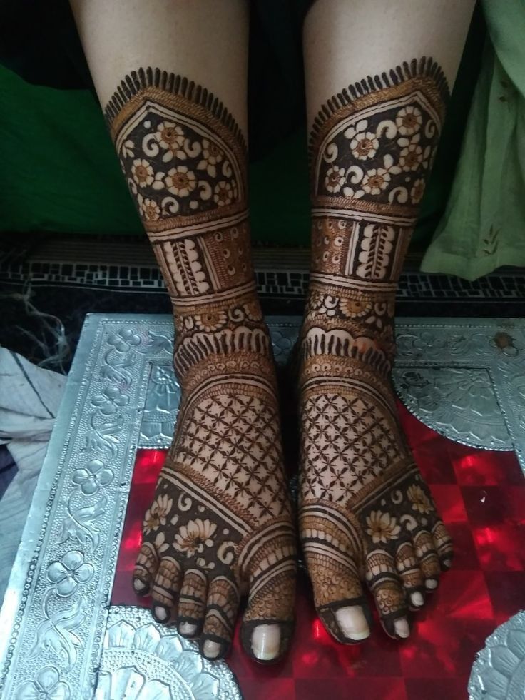 Photo From Leg design for bridal mehndi - By Suraj Mehandi Artist