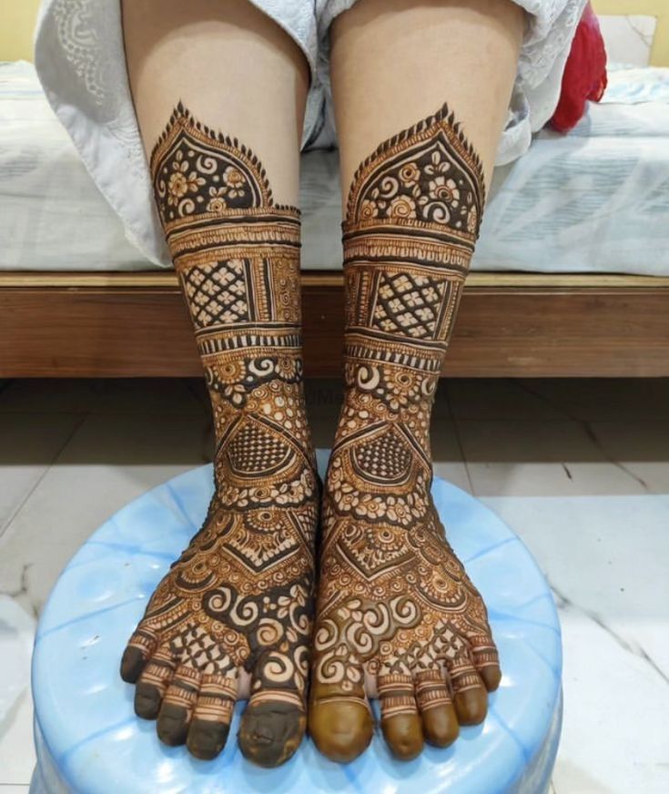 Photo From Leg design for bridal mehndi - By Suraj Mehandi Artist