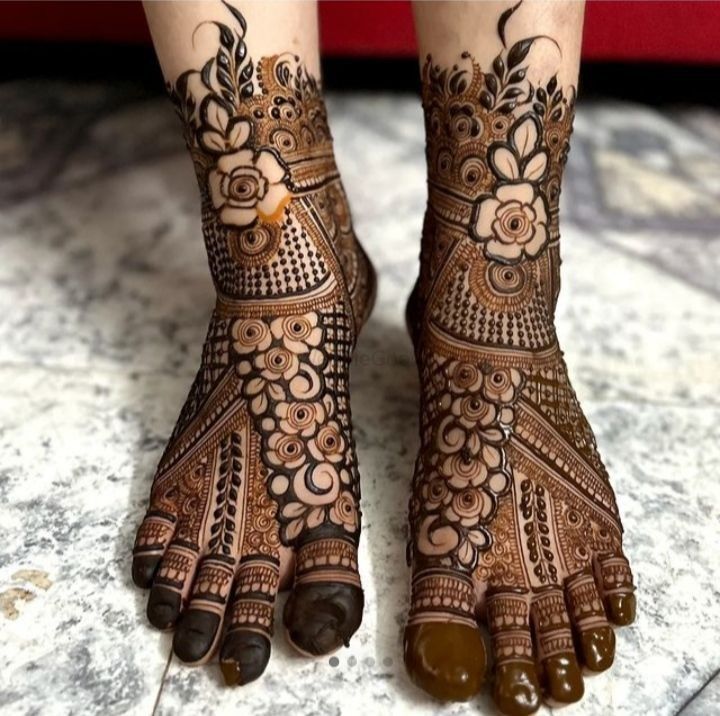 Photo From Leg design for bridal mehndi - By Suraj Mehandi Artist