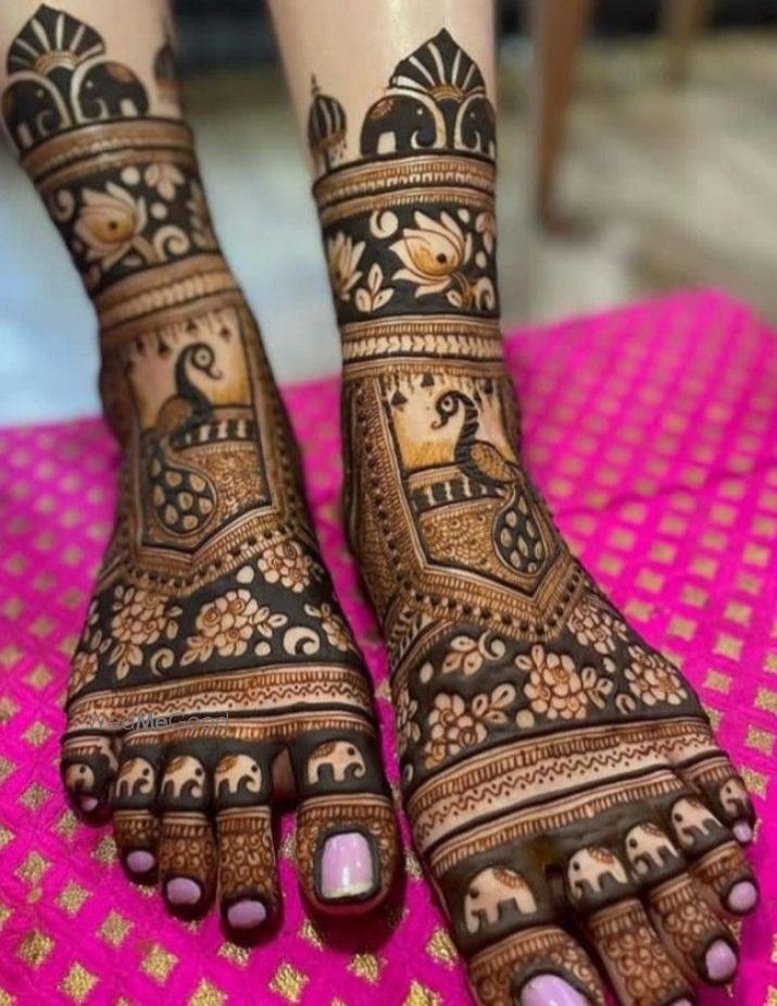 Photo From Leg design for bridal mehndi - By Suraj Mehandi Artist