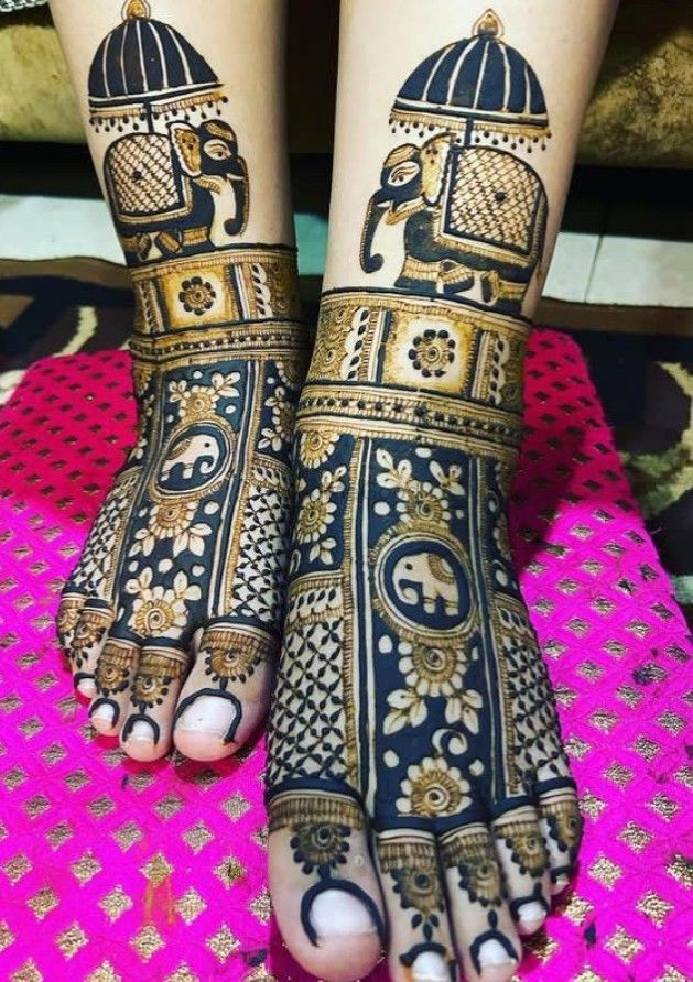 Photo From Leg design for bridal mehndi - By Suraj Mehandi Artist