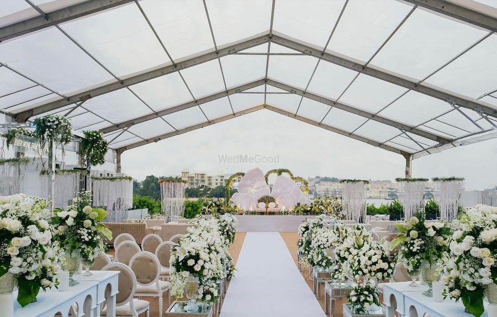 Photo From The White Floral Mandap - By Incredible Events