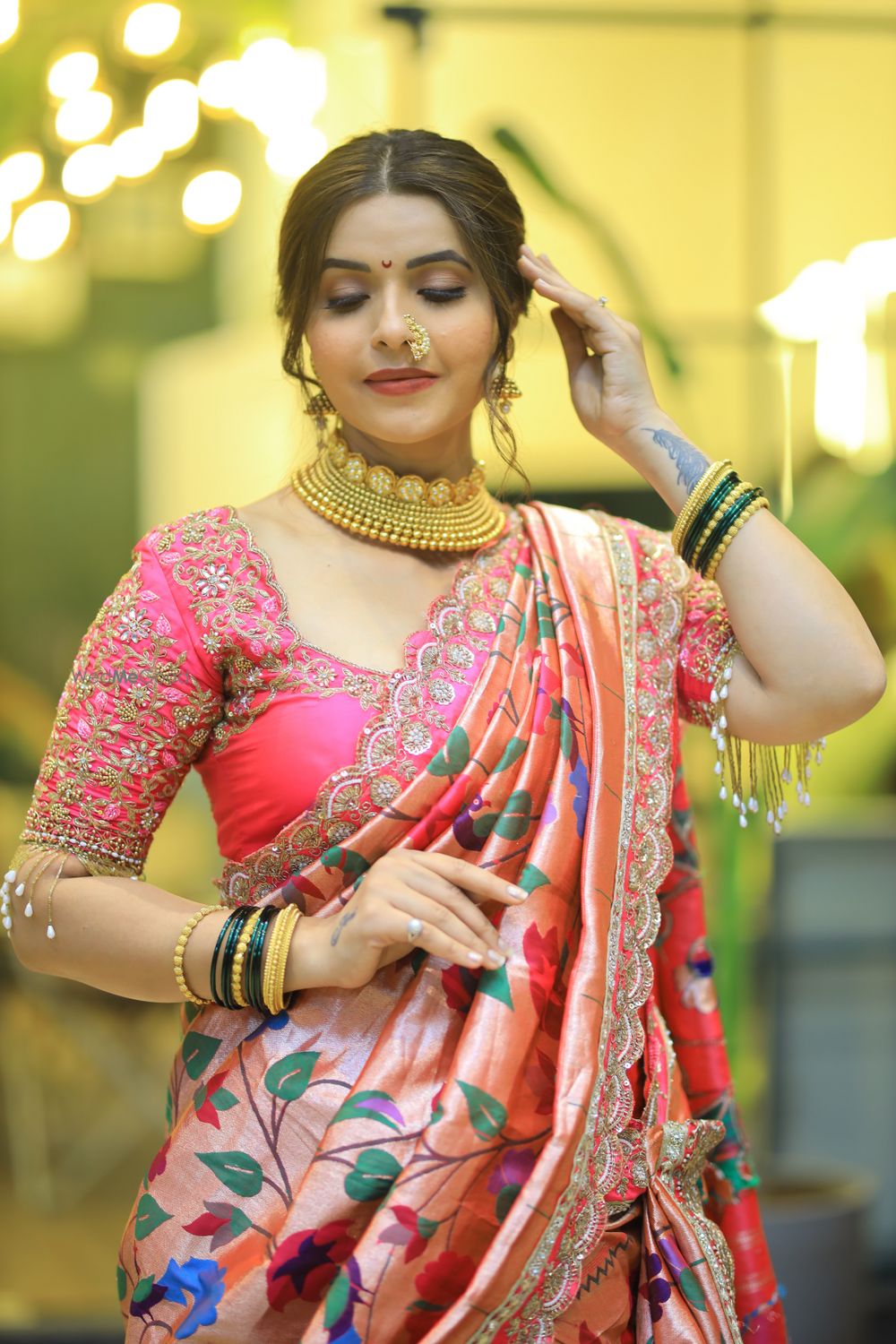 Photo From Maharashtrian Nauvari Look  - By Makeup by Priyaanka