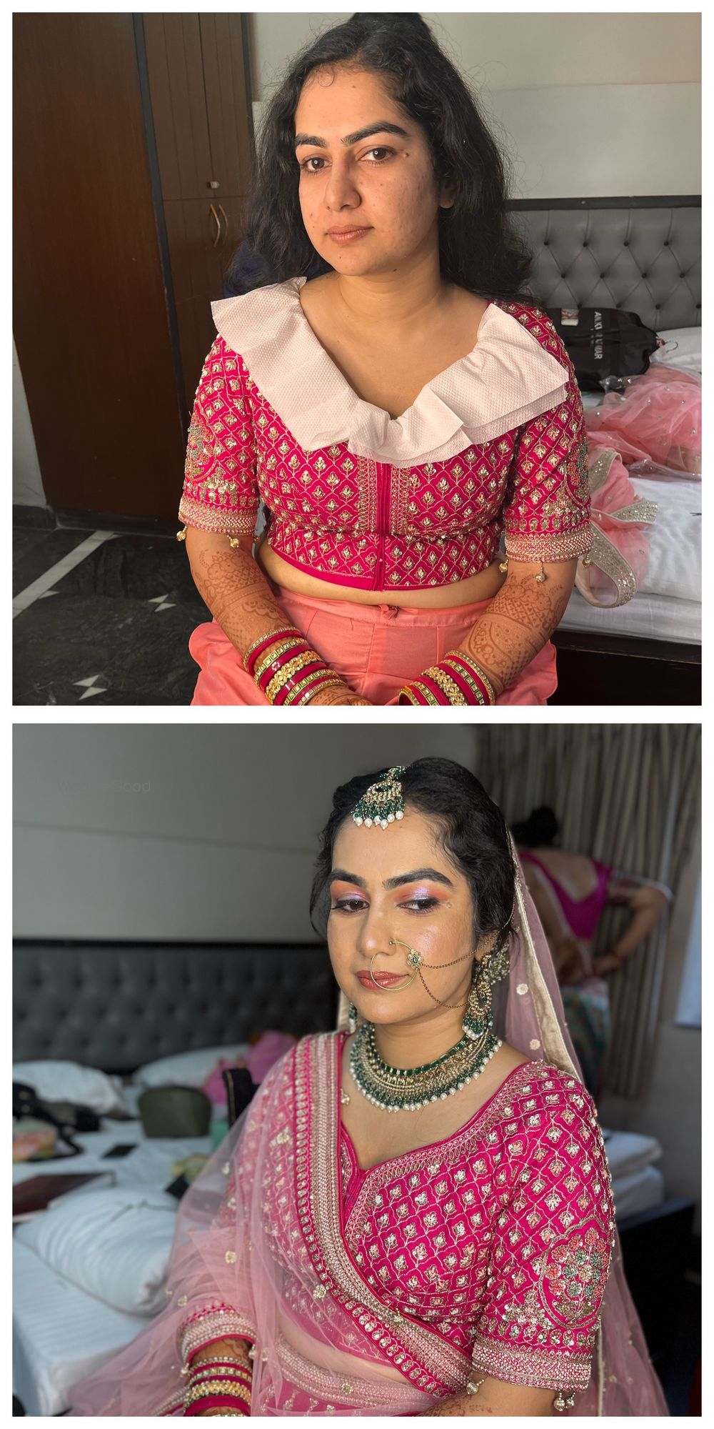 Photo From Before vs After ✨ - By Makeup Glam by Sayani 