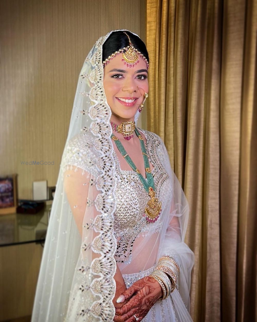 Photo From Ayushi’s white wedding! - By Riya Taneja Makeup