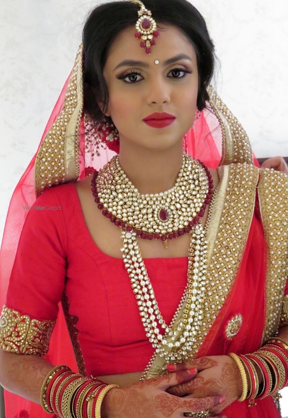 Photo From lady in Red! stunner - By Ritu Babbar Makeup and Hair