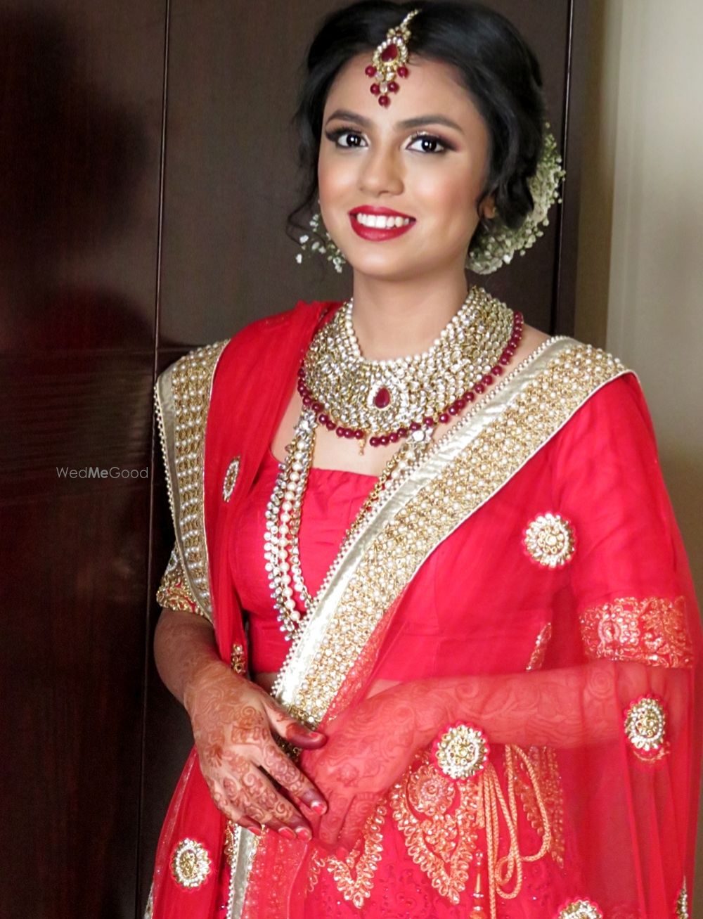 Photo From lady in Red! stunner - By Ritu Babbar Makeup and Hair