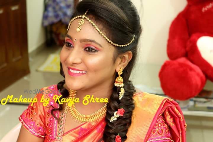 Photo From Gorgeous harshita dolled up for her reception - By Makeup by Kavya Shree