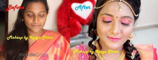 Photo From Gorgeous harshita dolled up for her reception - By Makeup by Kavya Shree