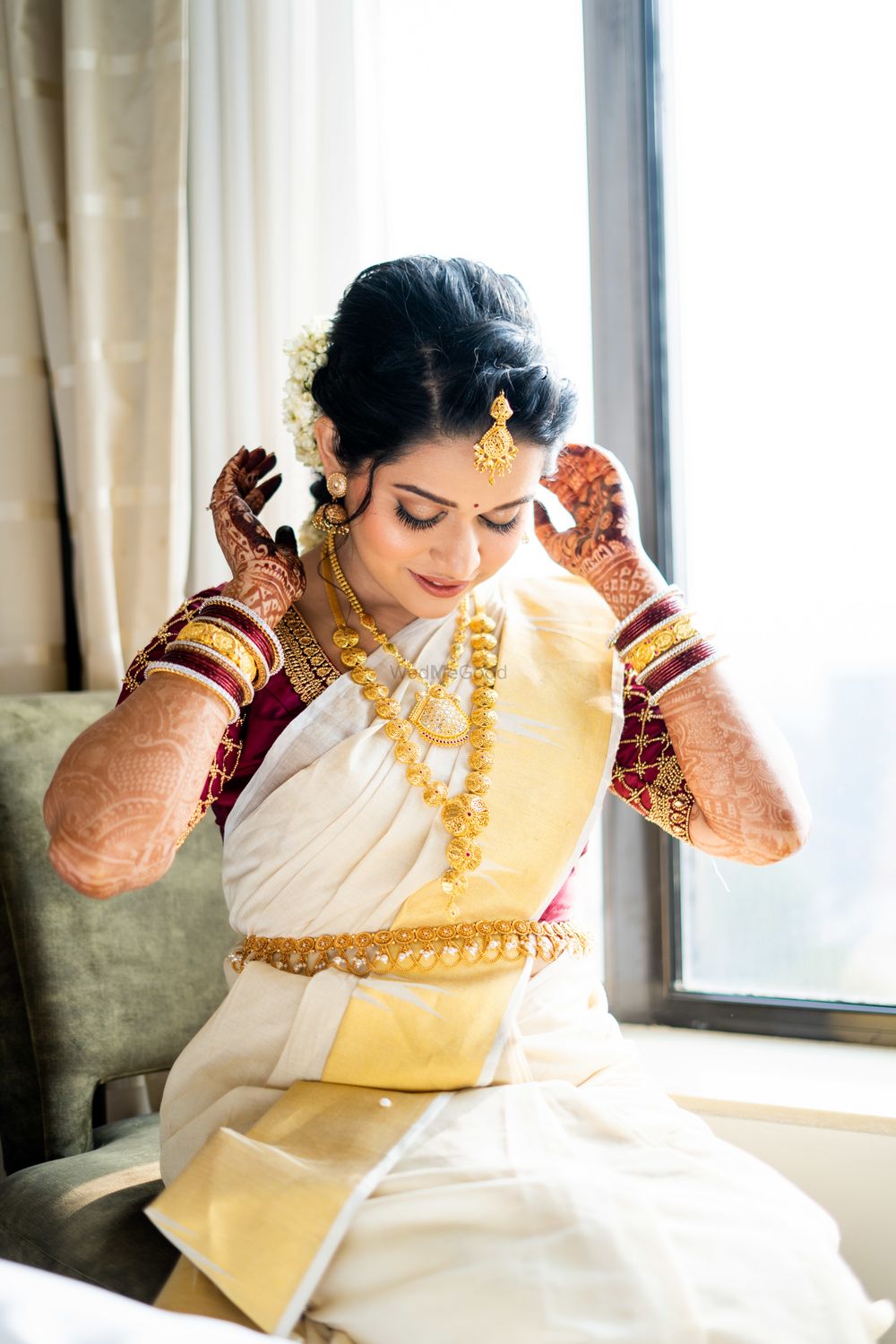 Photo From Nidhi's South Indian Bridal Look - By Twinkle Mota Makeup Artist