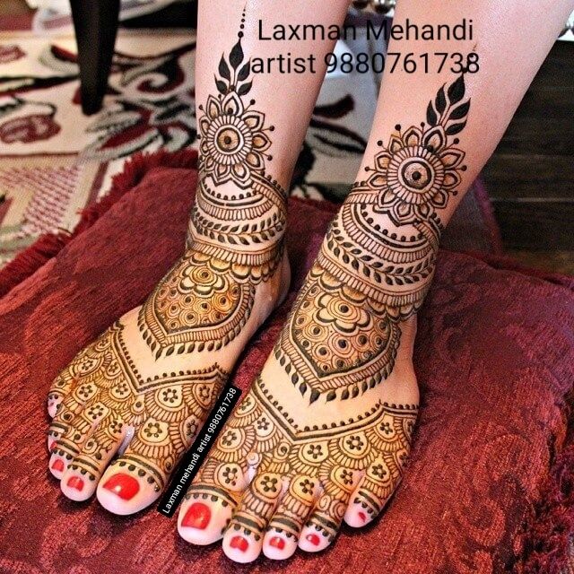 Photo From Leg Mehandi design - By Laxman Mehendi Artist