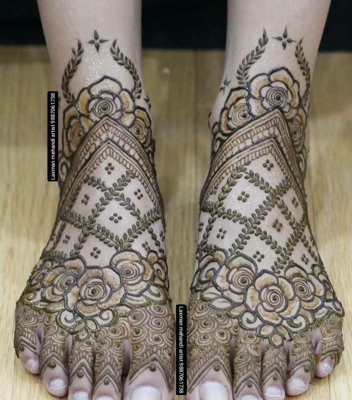 Photo From Leg Mehandi design - By Laxman Mehendi Artist