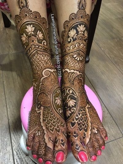 Photo From Leg Mehandi design - By Laxman Mehendi Artist