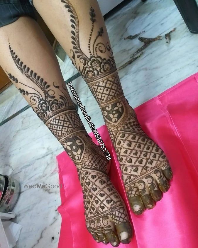 Photo From Leg Mehandi design - By Laxman Mehendi Artist