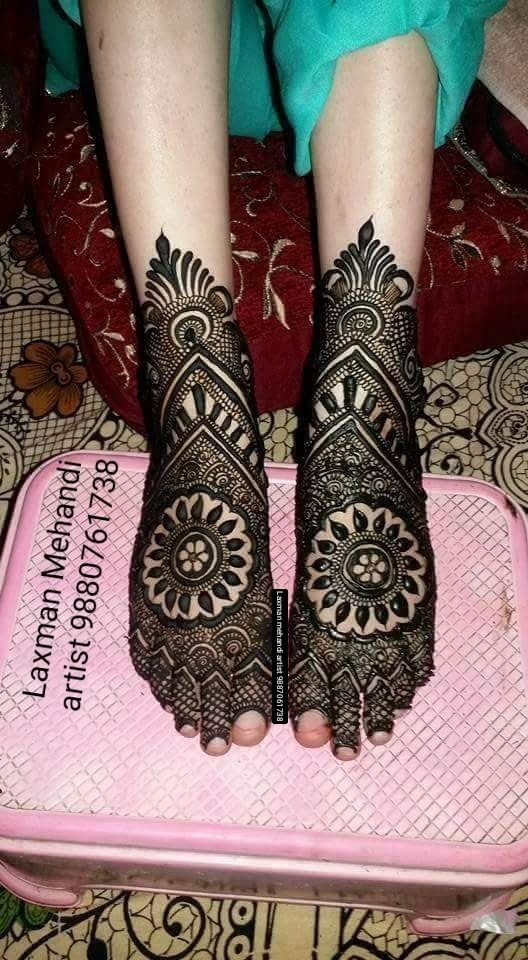 Photo From Leg Mehandi design - By Laxman Mehendi Artist