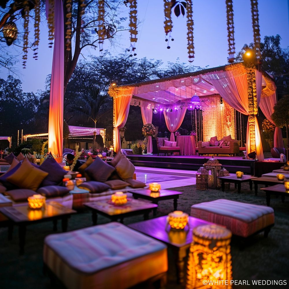 Photo From Mehendi Garden Delight: Rashmi & Aadithya's Outdoor Bliss - By White Pearl Weddings