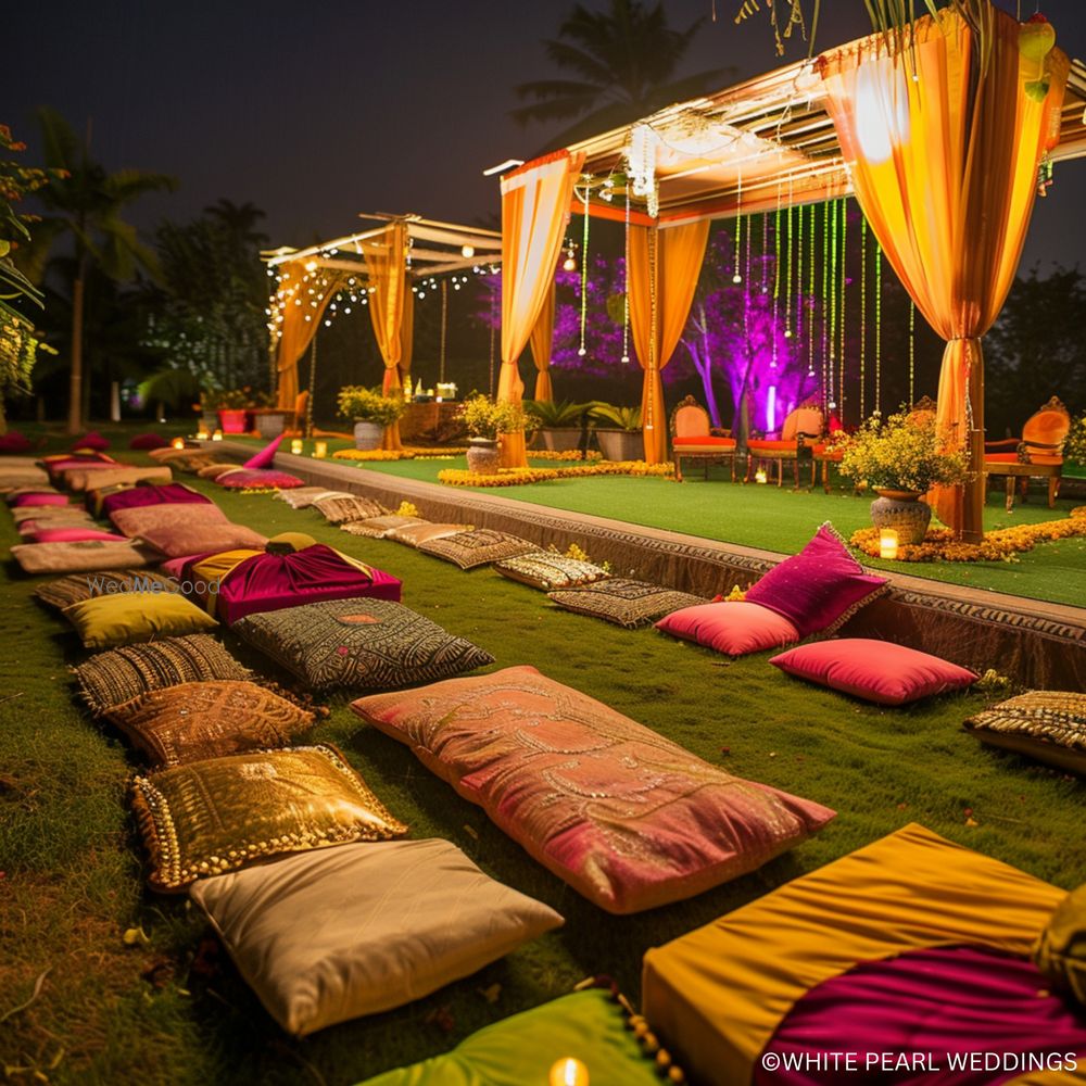 Photo From Mehendi Garden Delight: Rashmi & Aadithya's Outdoor Bliss - By White Pearl Weddings