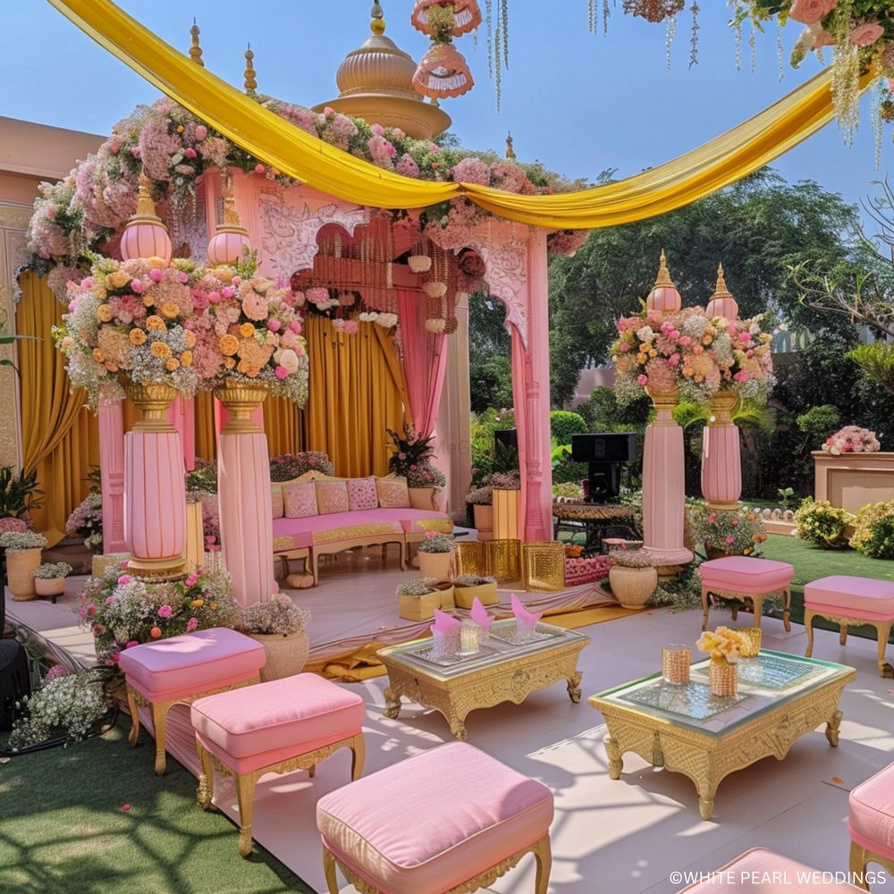 Photo From Pastel Dreams in Udaipur: Radhika & Tejaswi's Floral Extravaganza - By White Pearl Weddings