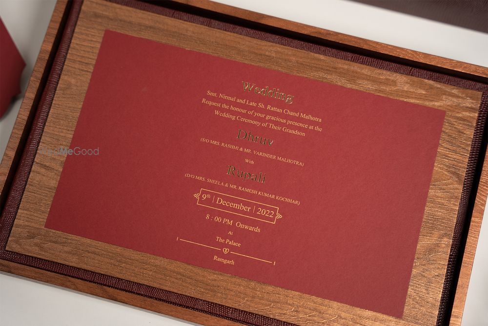 Photo From Dhruv & Rupali Wedding Invitation - By Studio U (Upahãra)