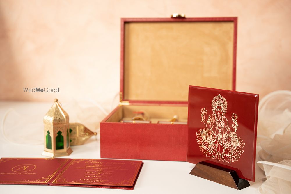 Photo From Abhimanyu & Jasmine Wedding Invitation - By Studio U (Upahãra)