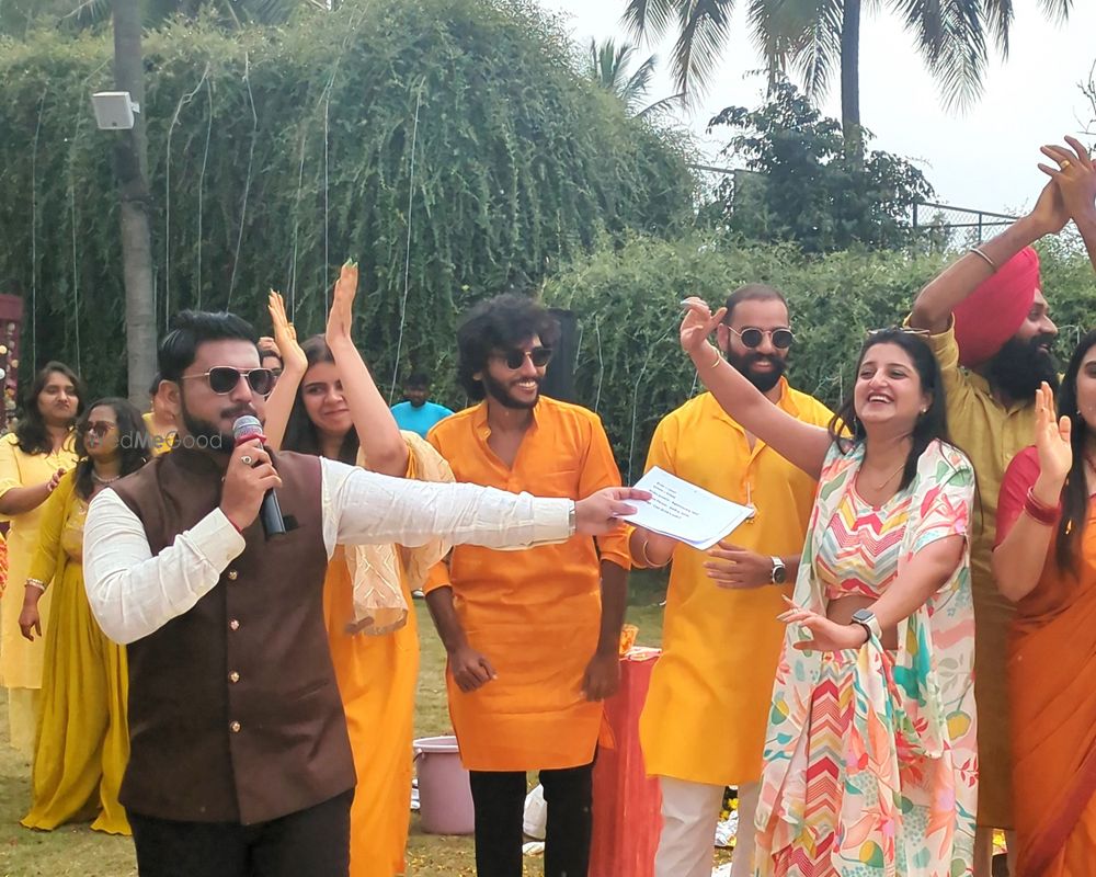 Photo From Haldi of Lahari and Ashwij - By Emcee Pramod Gowda