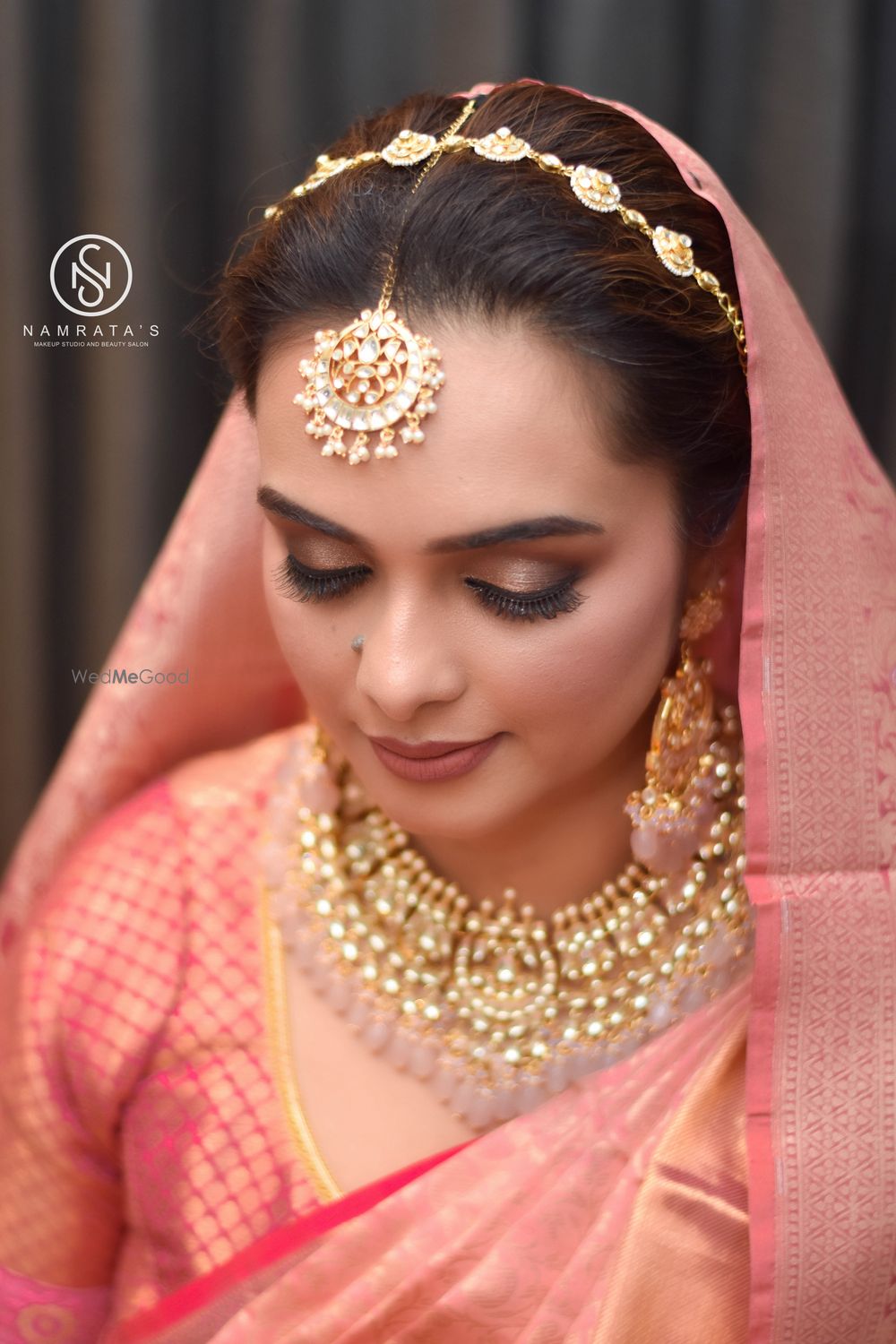 Photo From Bride with cool toned kanjivaram 2024 - By Namrata's Studio