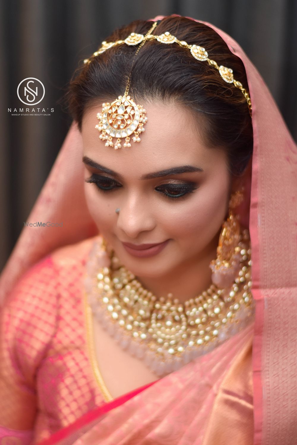 Photo From Bride with cool toned kanjivaram 2024 - By Namrata's Studio