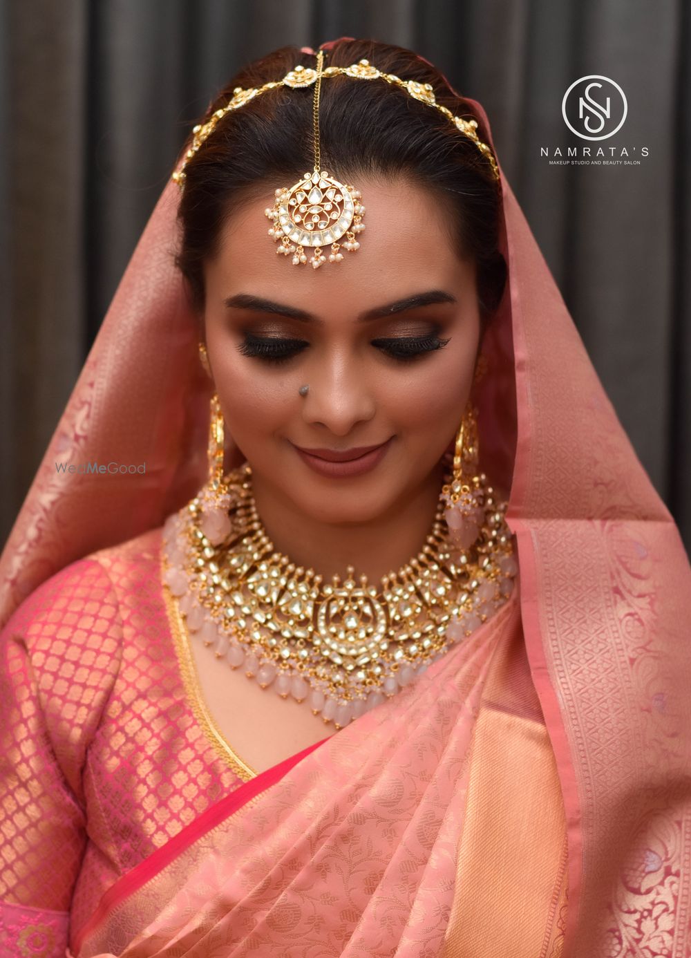 Photo From Bride with cool toned kanjivaram 2024 - By Namrata's Studio