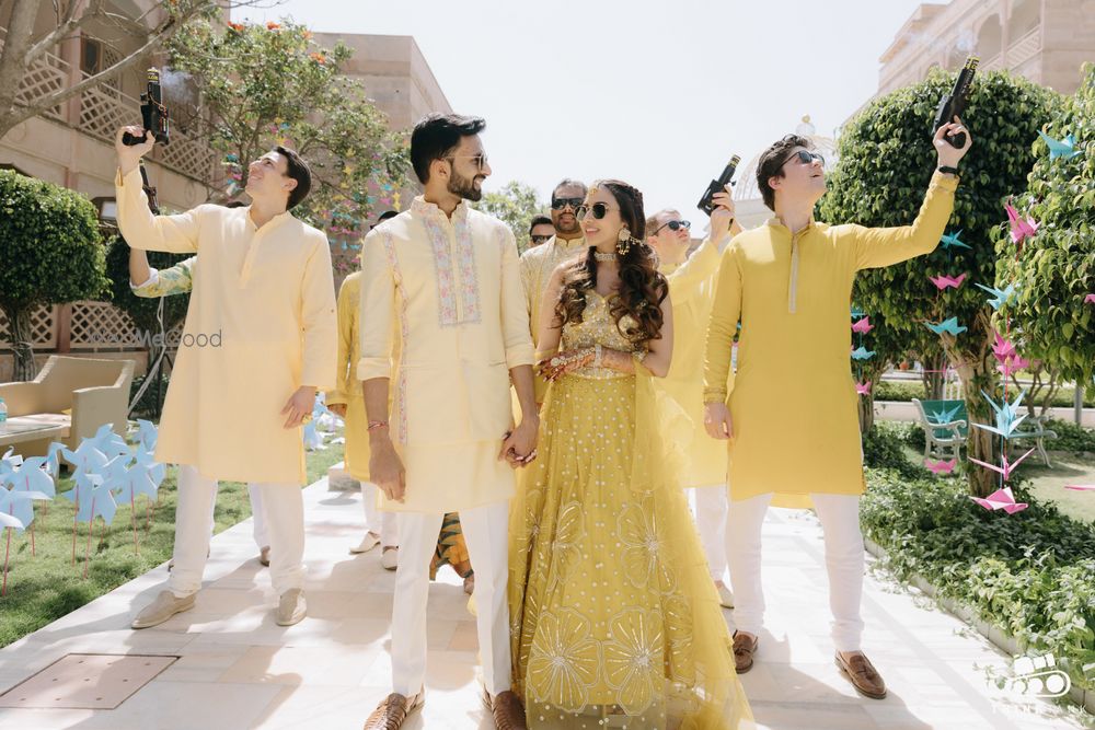 Photo From Aswitha X Vivek ( Haldi & Pool Party) - By Weddings By Evensia