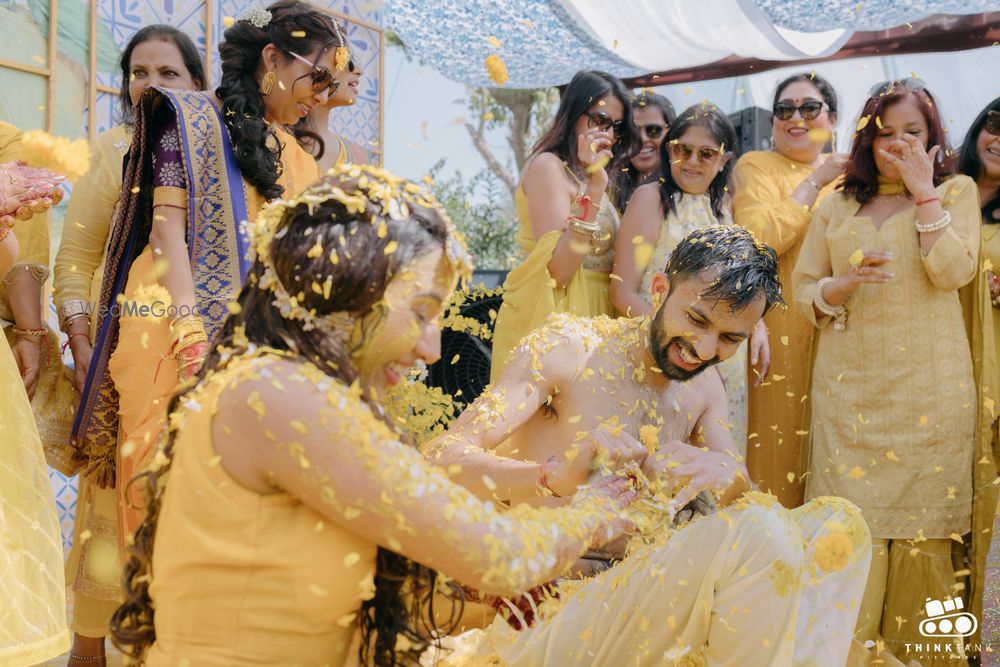 Photo From Aswitha X Vivek ( Haldi & Pool Party) - By Weddings By Evensia