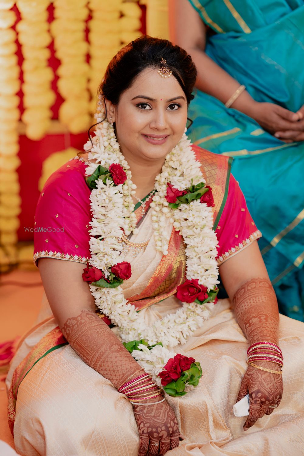 Photo From Bride Swetha Subramanian - Engt Sangeet Haldi Pooja Look - By Wow - Makeup Artist Reena