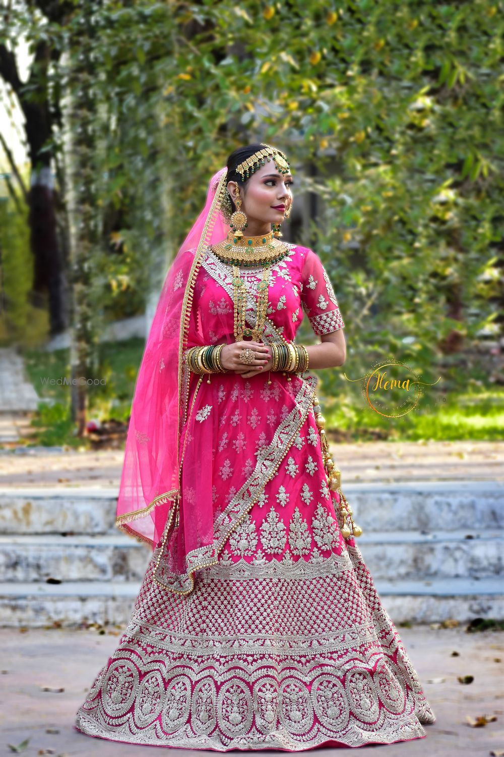 Photo From Lehenga Look - By Hema's Makeup Studio