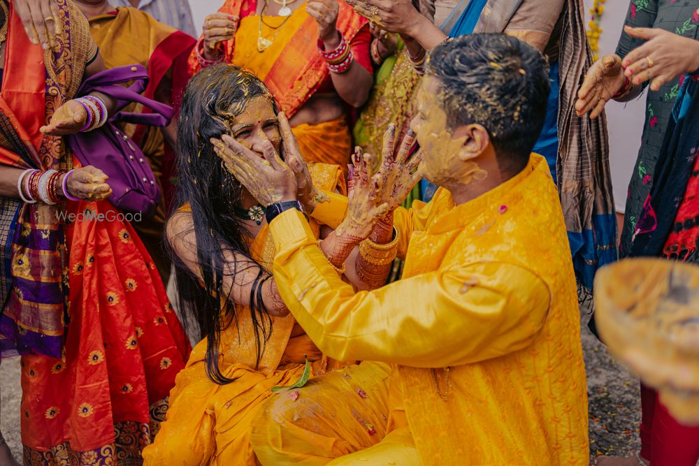 Photo From Arun Pranita- Haldi - By Ritesh Patil Photography