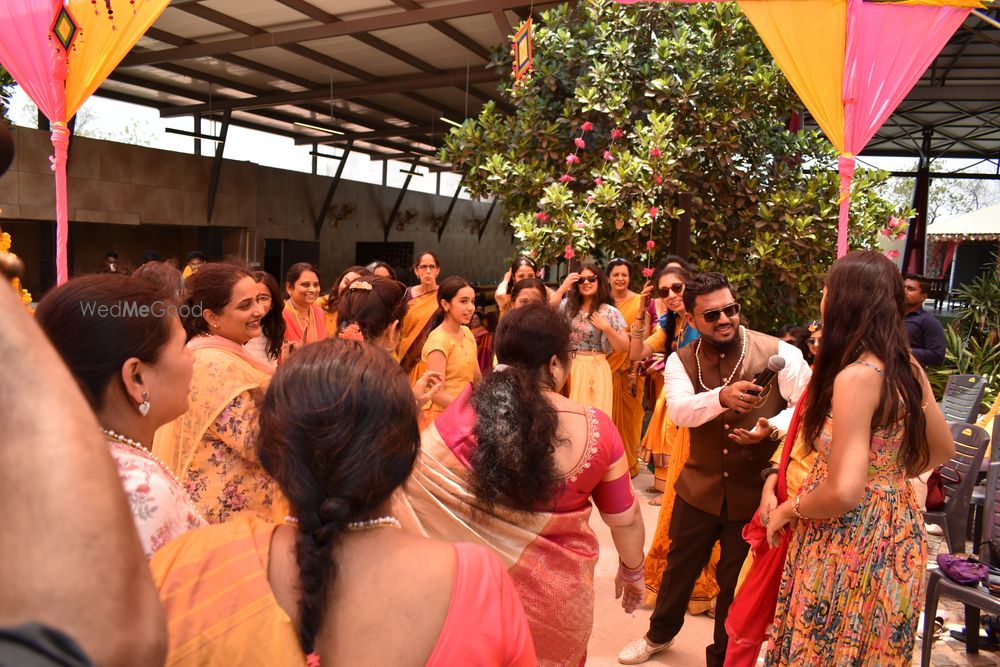 Photo From Haldi of Sudheendra and Sanjana - By Emcee Pramod Gowda