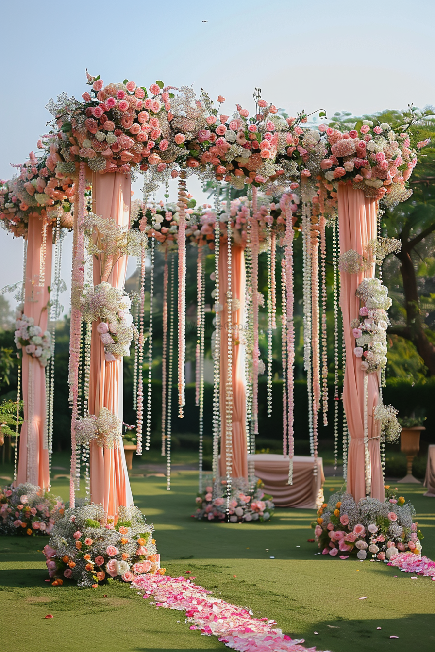 Photo From Whispers of Elegance: Pastel Paradise Mandap Decor - By White Pearl Weddings