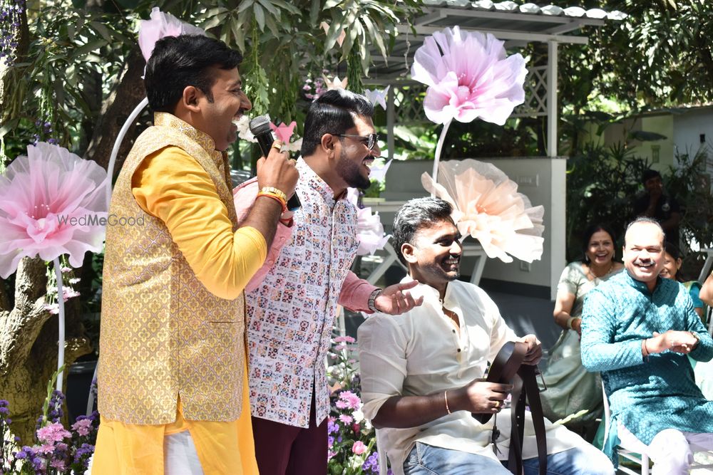 Photo From Haldi of Mani and Pooja, Tamil + North Indian Crowd - By Emcee Pramod Gowda