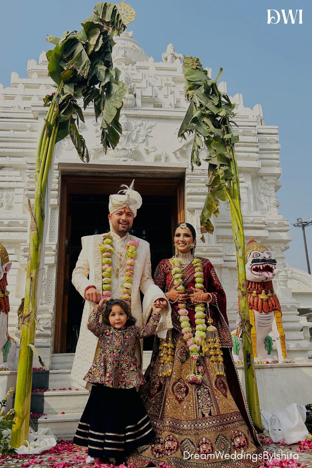 Photo From Intimate Temple Wedding - By Dream Weddings By Ishita