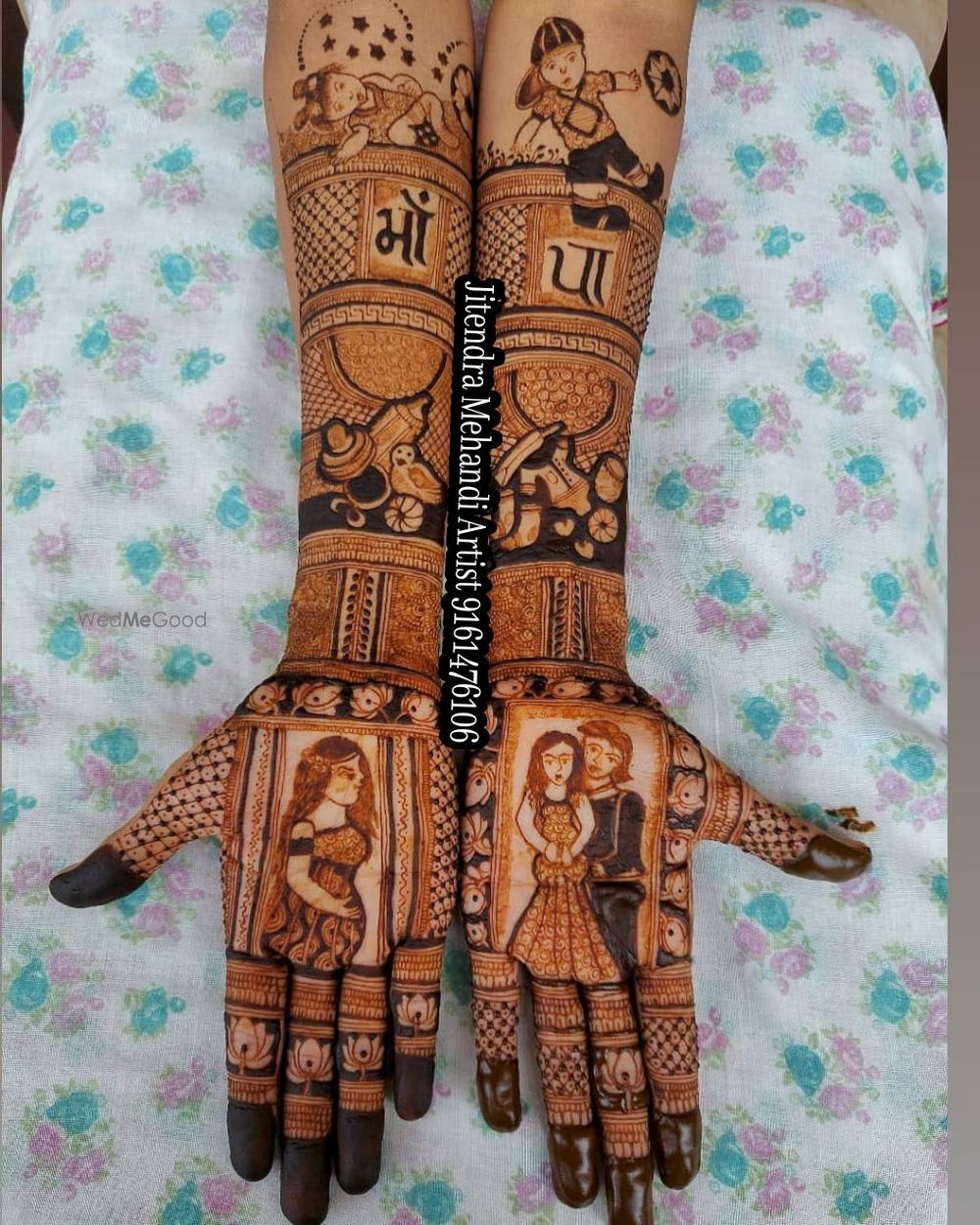 Photo From Baby shower Mehandi designs - By Jitendra Mehandi Artist