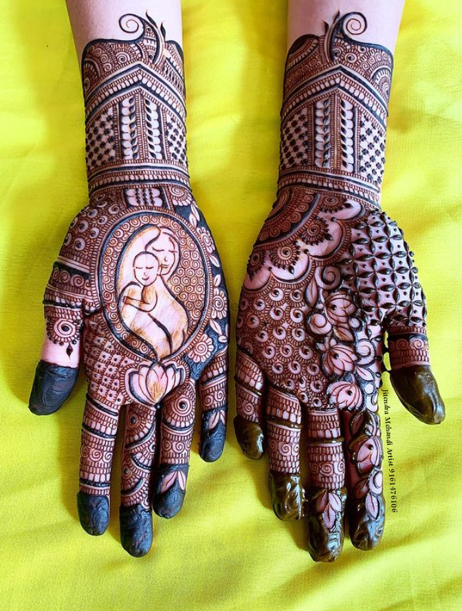 Photo From Baby shower Mehandi designs - By Jitendra Mehandi Artist