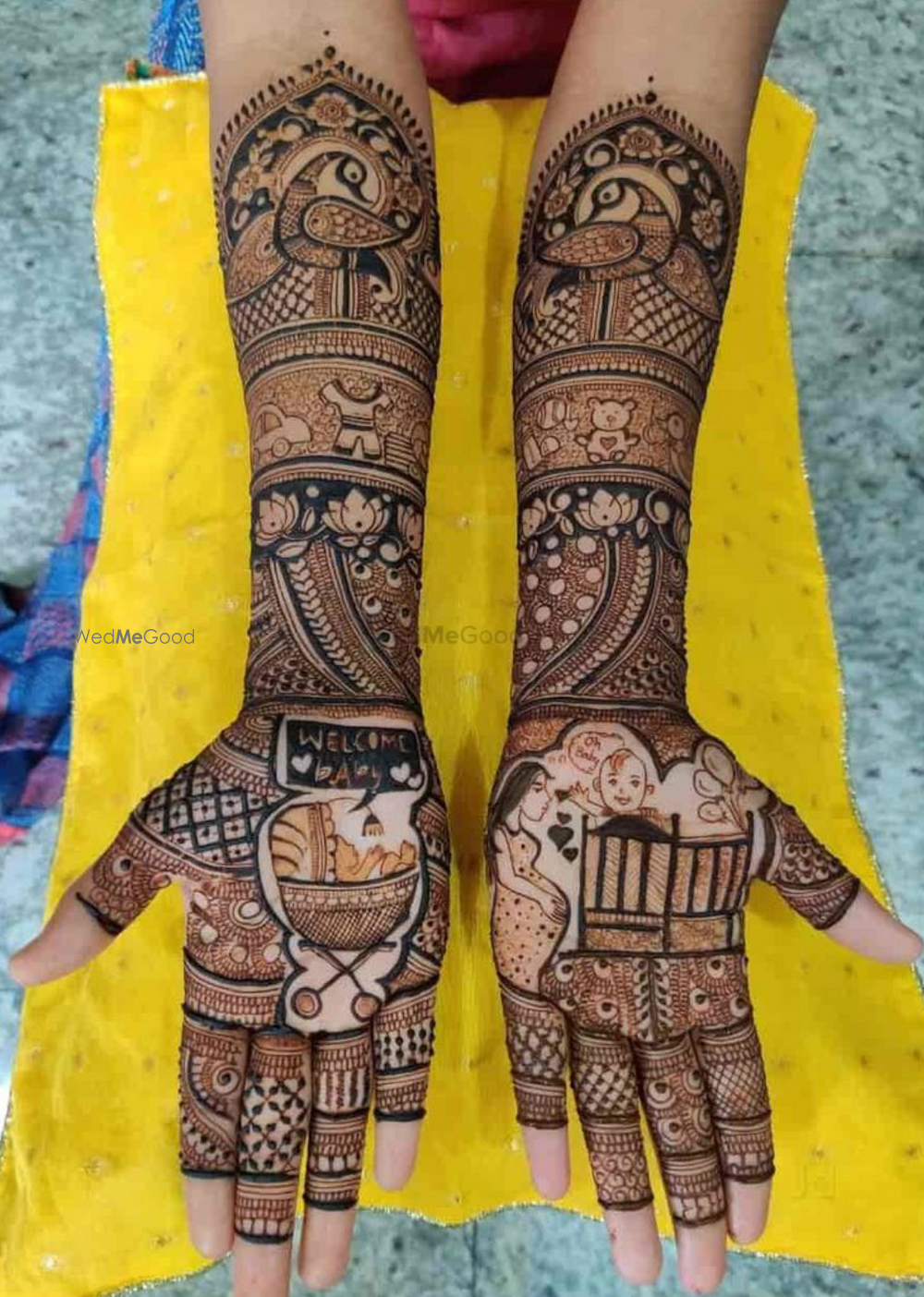 Photo From Baby shower Mehandi designs - By Jitendra Mehandi Artist