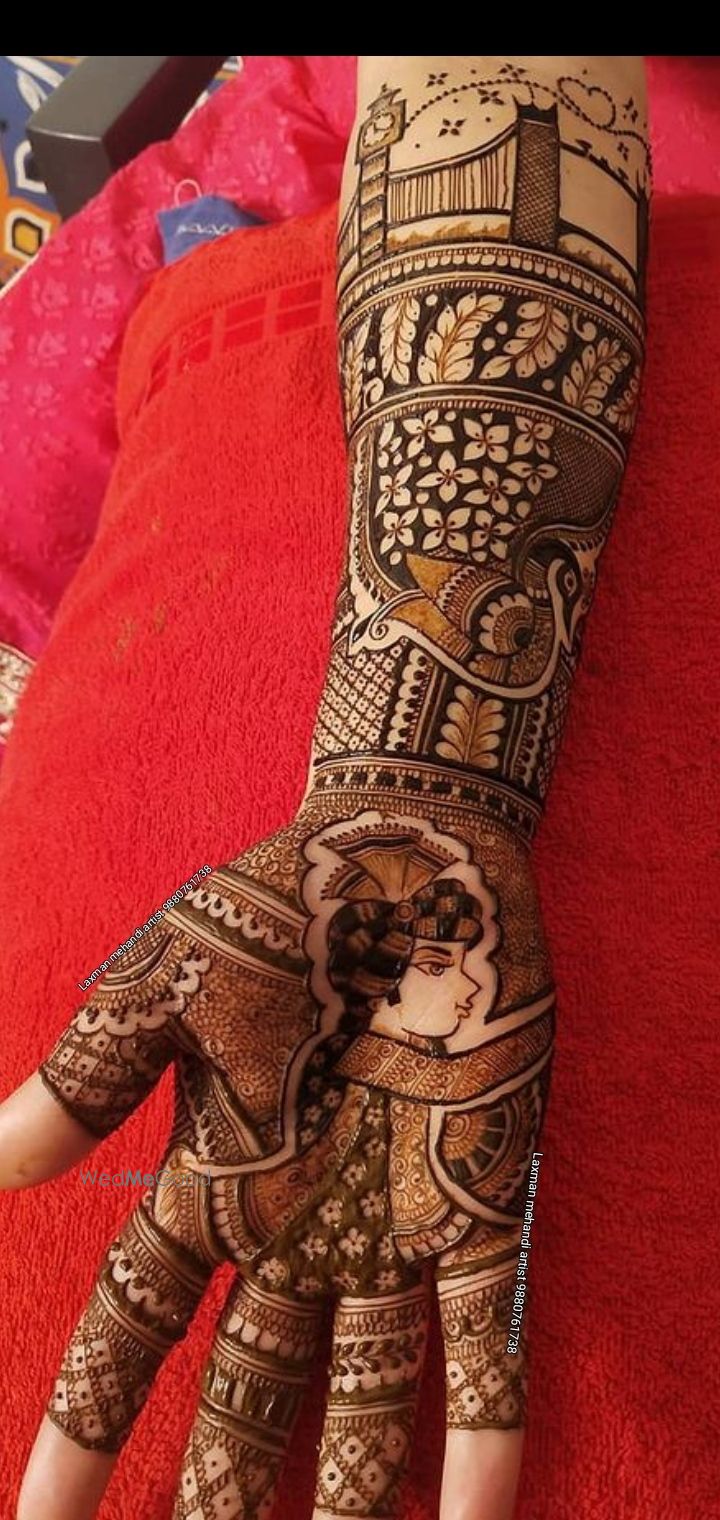 Photo From bridal special 3D mehndi designs - By Laxman Mehendi Artist