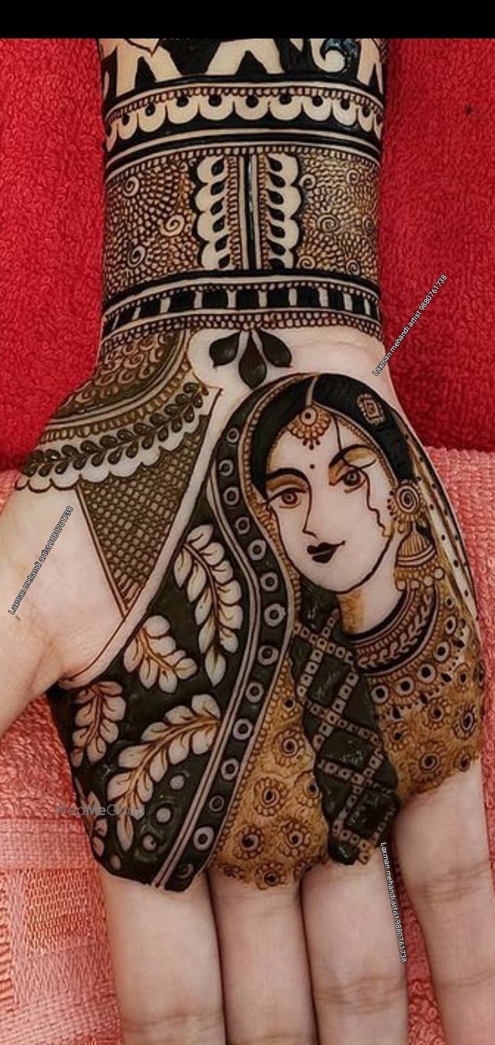 Photo From bridal special 3D mehndi designs - By Laxman Mehendi Artist