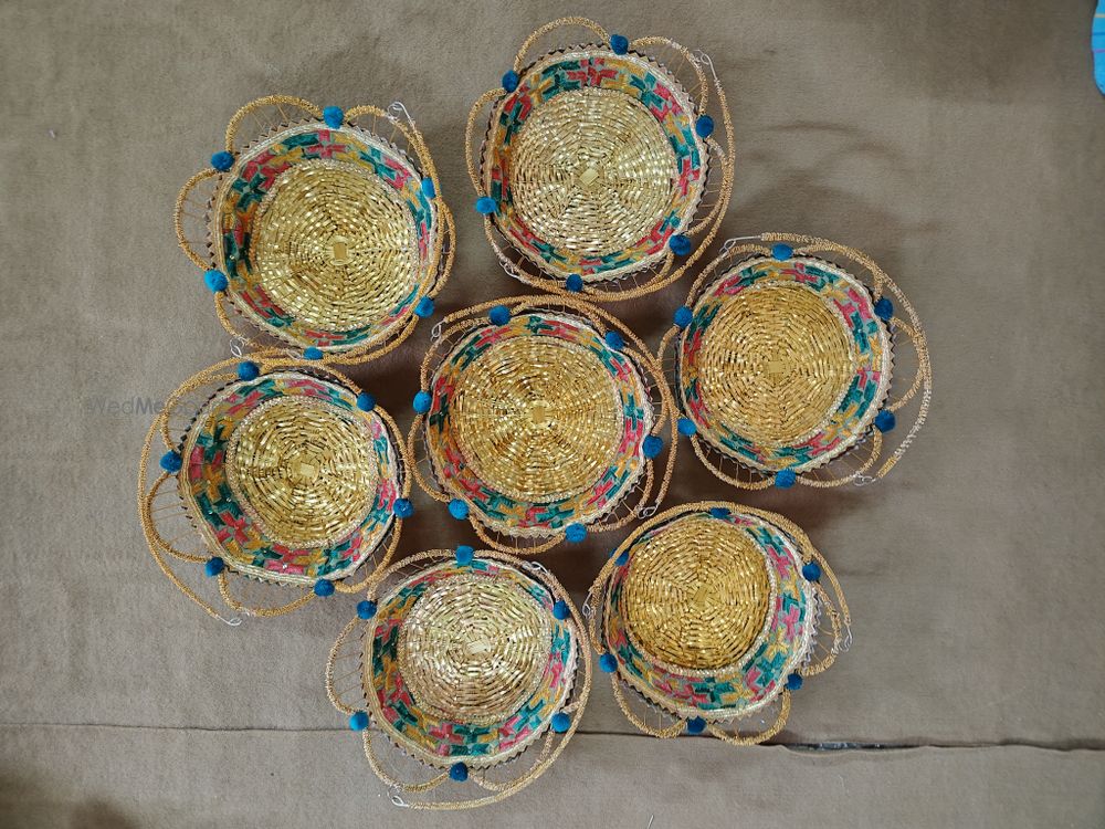 Photo From Real wedding Phulkari baskets - By Asees