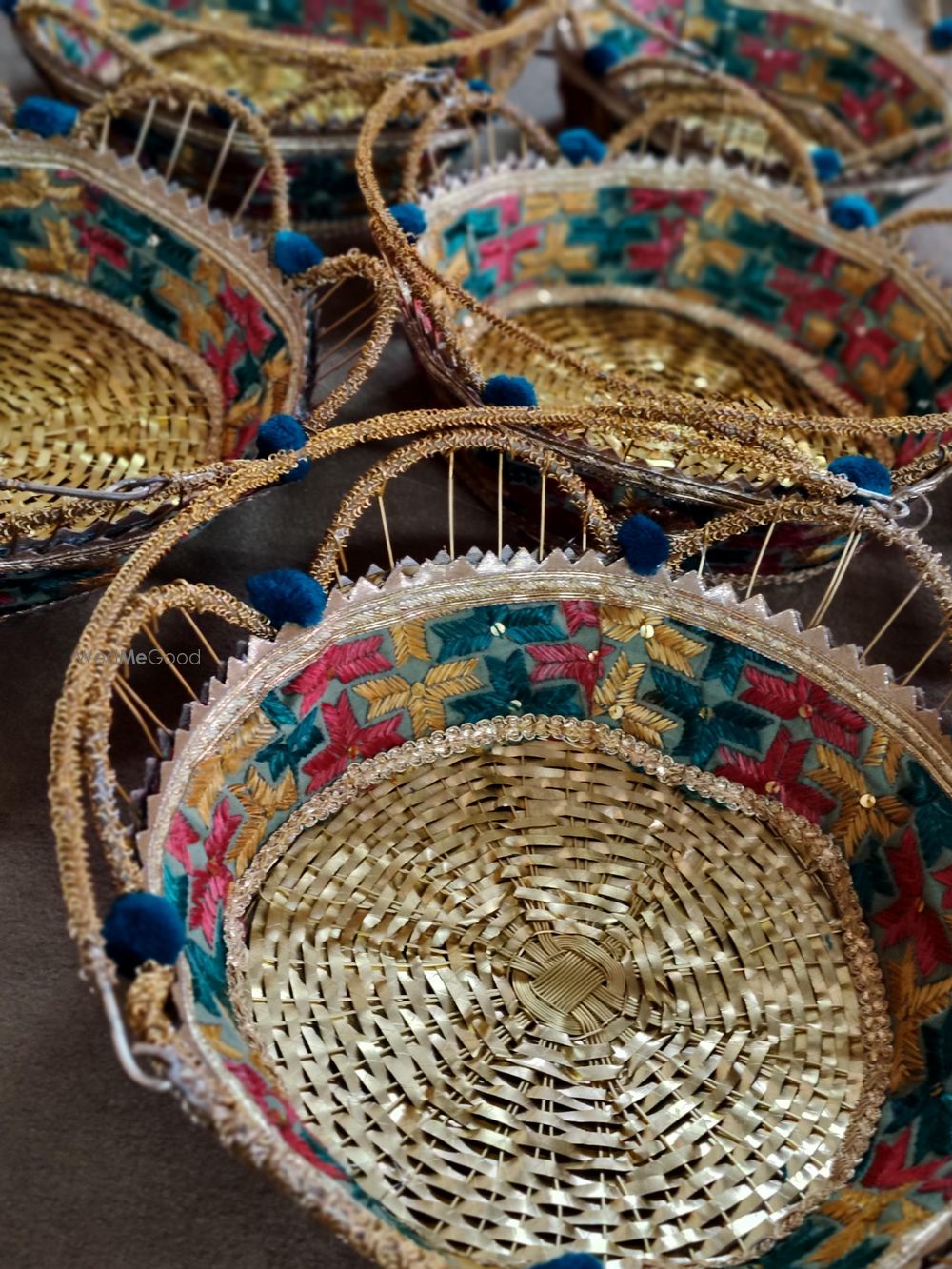 Photo From Real wedding Phulkari baskets - By Asees