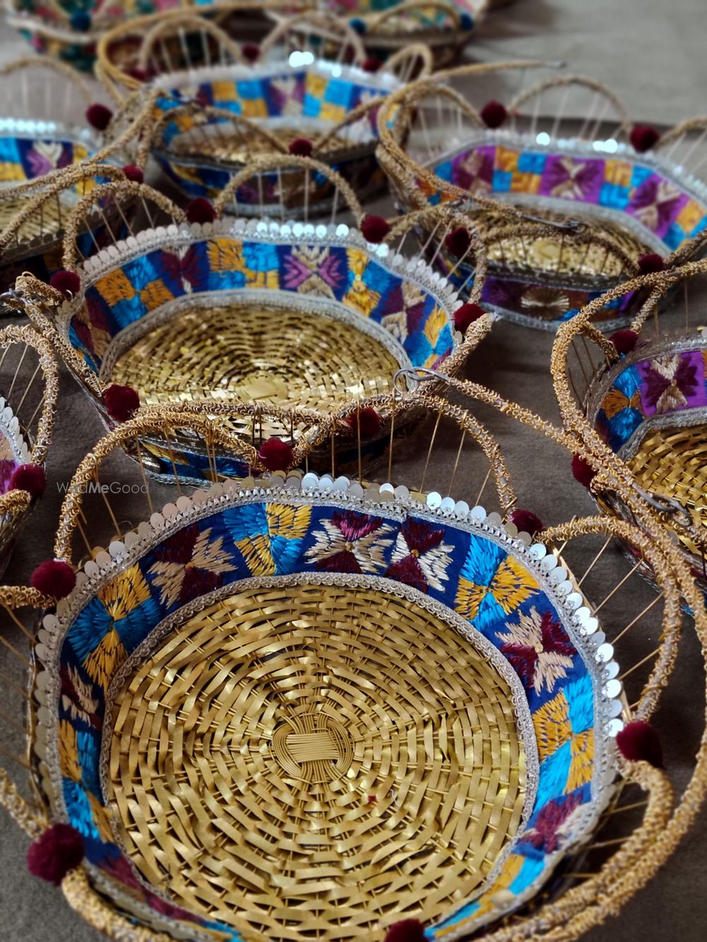 Photo From Real wedding Phulkari baskets - By Asees